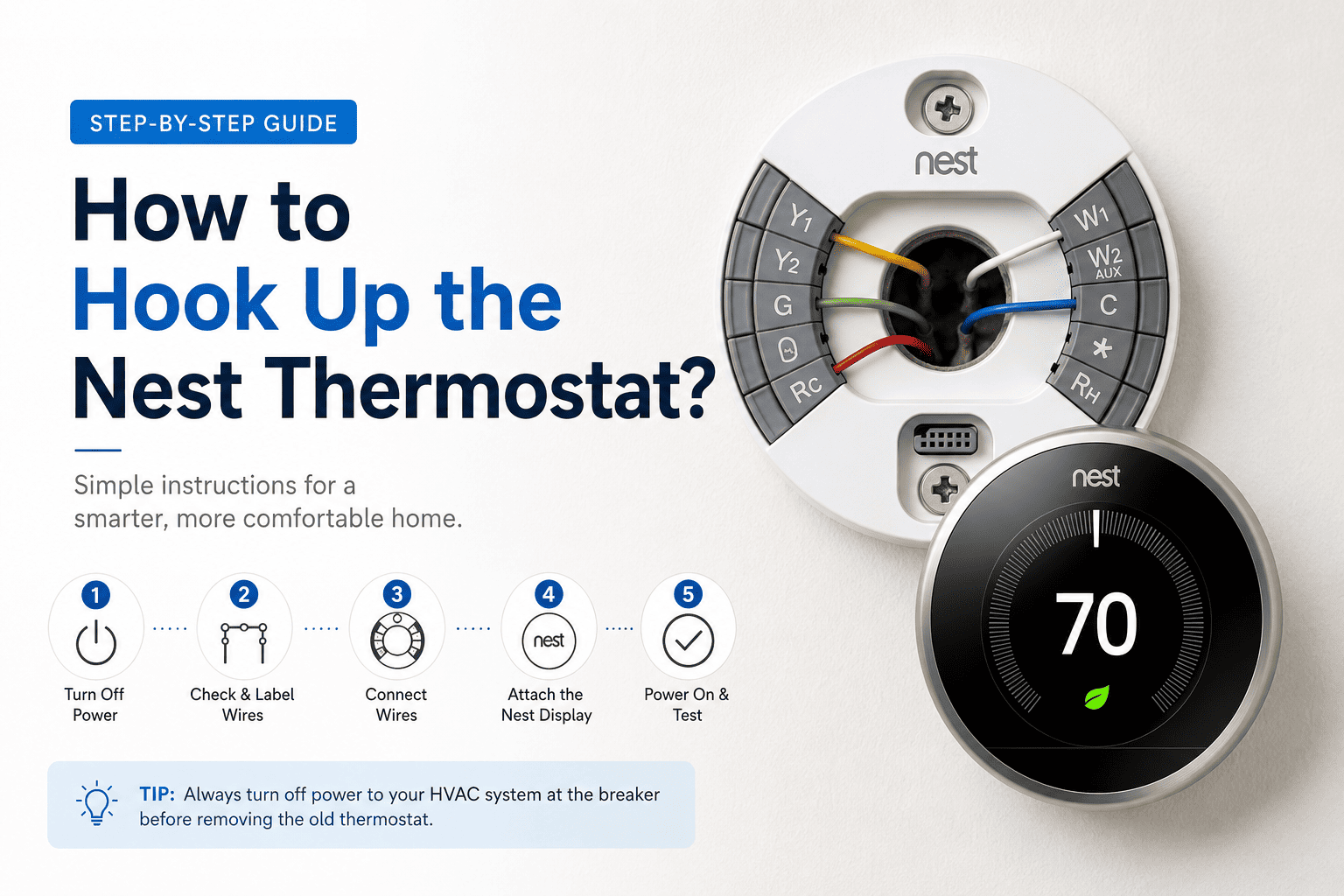 How to Hook Up the Nest Thermostat?